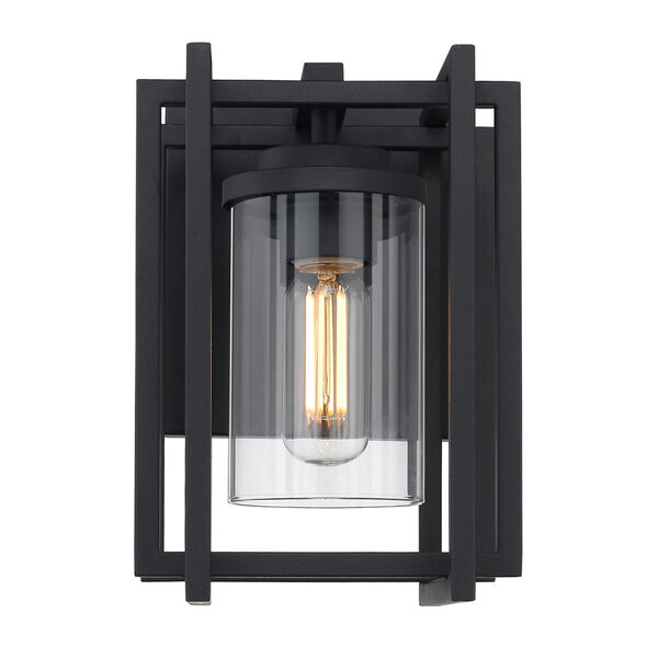 Tribeca Natural BlackOne-Light Outdoor Wall Sconce, image 4